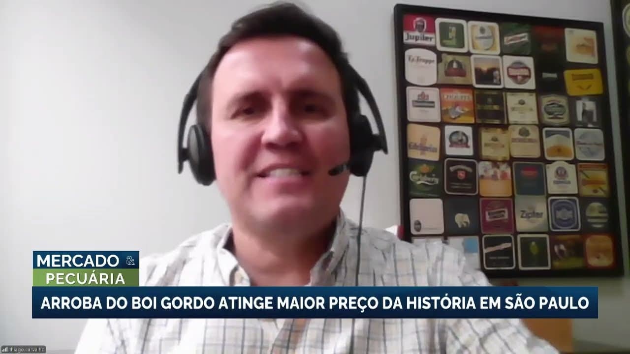 Arroba do boi gordo atinge recorde histórico de R$ 376,10 em São Paulo