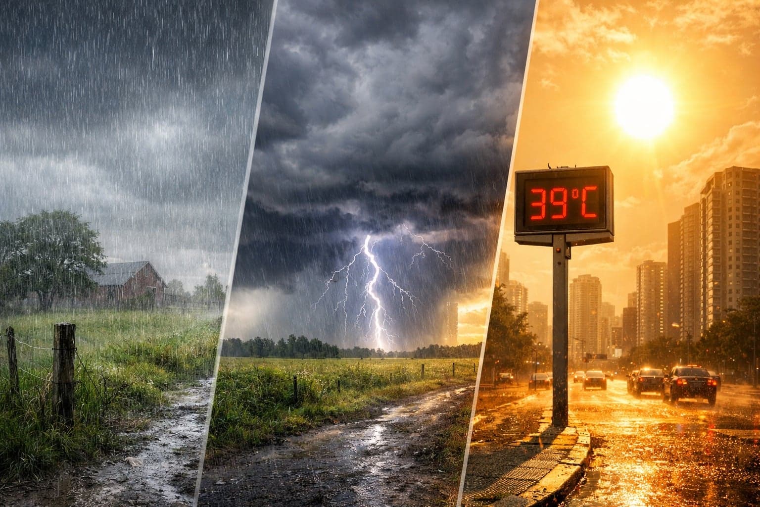 Ciclone, frente fria, chuva forte e calorão; veja como ficará o tempo no feriado de 12 de outubro