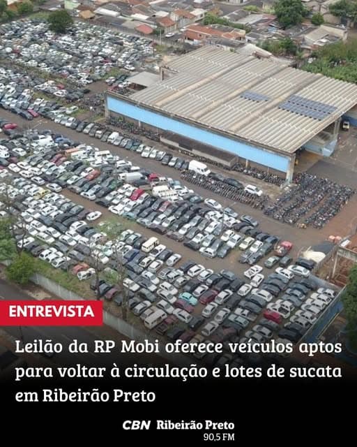 A RP Mobi realiza um novo leilão eletrônico de veículos