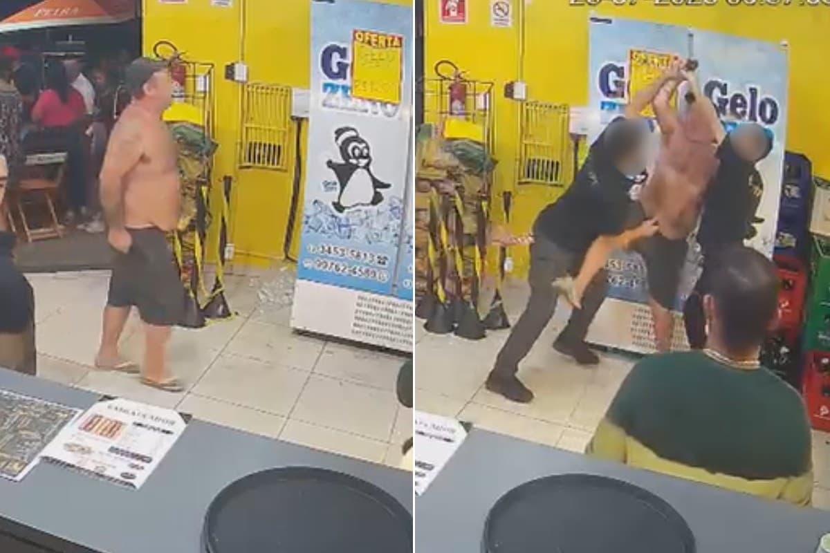 Ambulante é morto a facadas após atacar garçom em bar no litoral de SP; VÍDEO