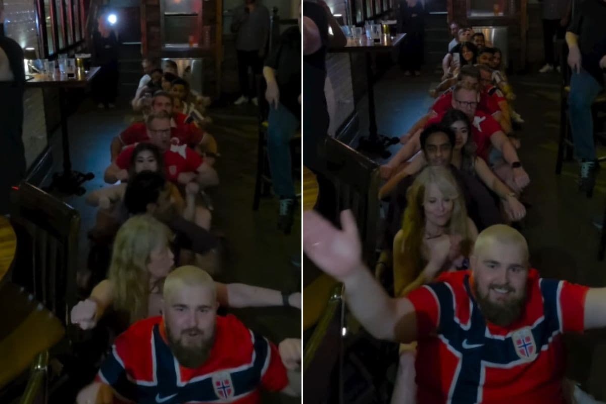 Norueguês apaixonado pelo Santos comanda remada viking em NY antes do jogo; VÍDEO