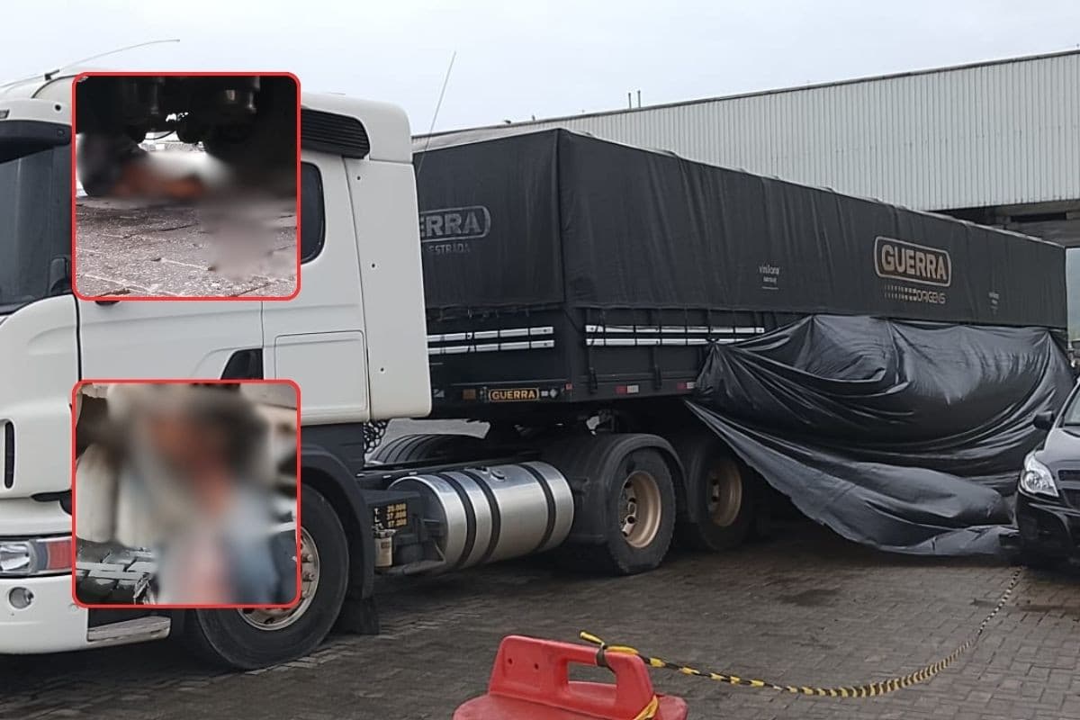 Corpo de homem é encontrado preso embaixo de caminhão após viagem de MG a SP