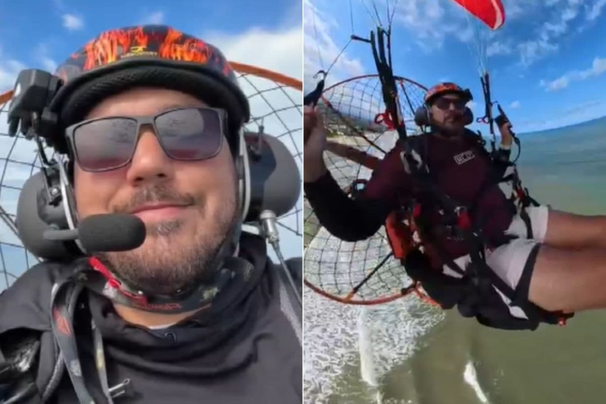 Saiba quem era o piloto que morreu em queda de paramotor provocada por linha de pipa