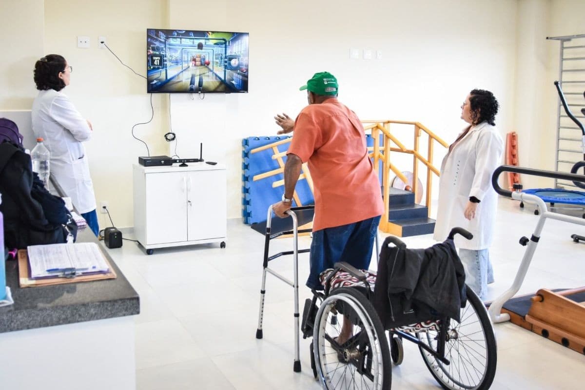 Videogame é usado na reabilitação de pacientes respiratórios, amputados e que sofreram AVC; veja como funciona