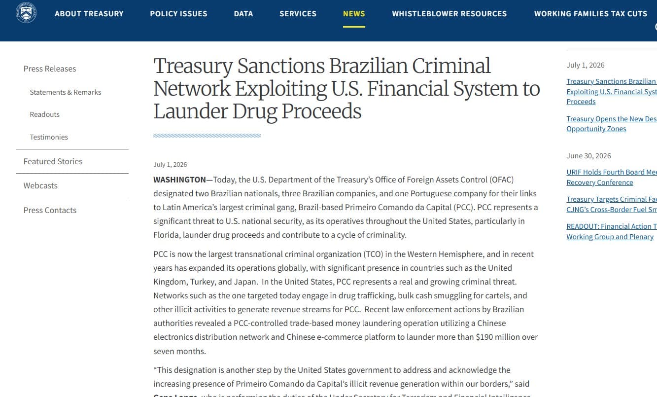 Quem são os foragidos da operação que prendeu secretária alvo de sanção dos EUA