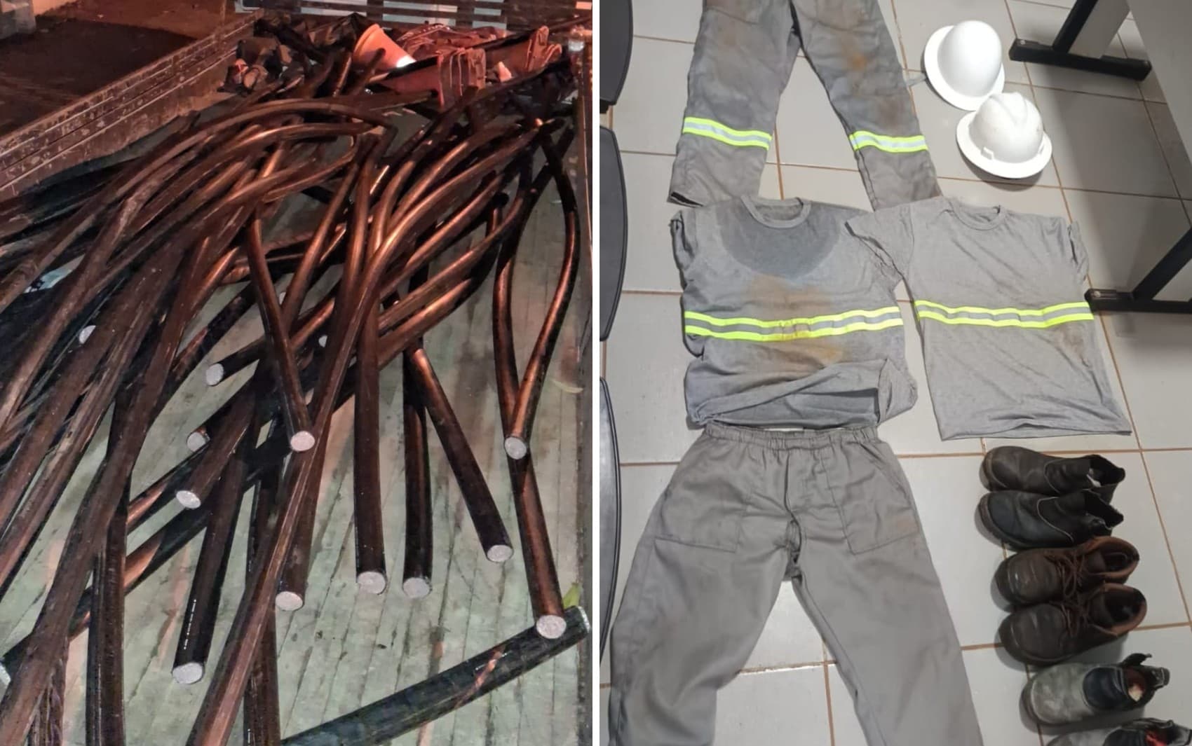 Seis são presos suspeitos de tentar furtar 3 toneladas de cabos de telefonia em Sertãozinho, SP