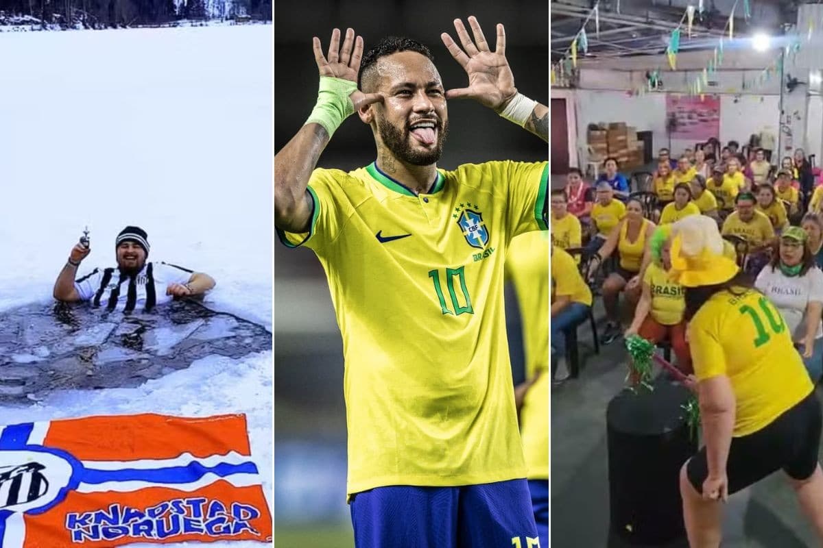 Norueguês 'mais santista do mundo' e remada viking do créu: terra de Neymar vive decisão da Copa
