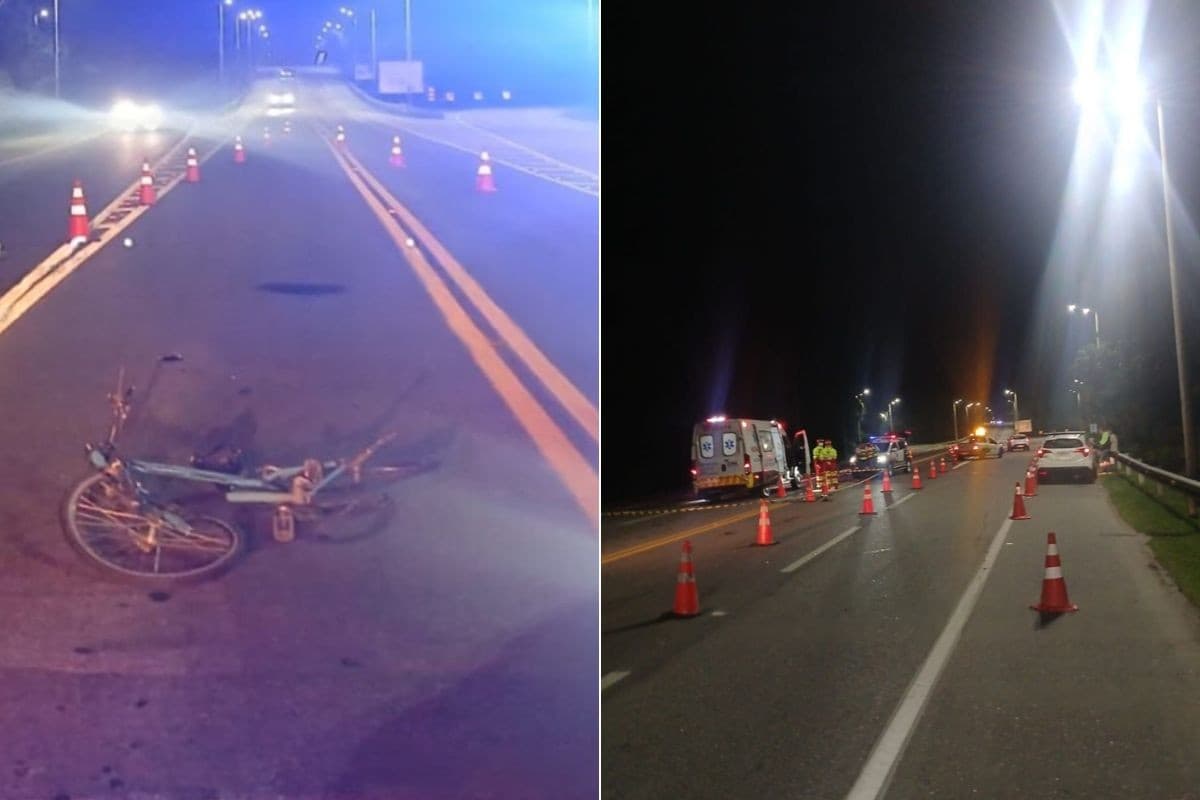 Ciclista morre após ser atropelado no acostamento da rodovia Rio-Santos; motorista recusou o bafômetro
