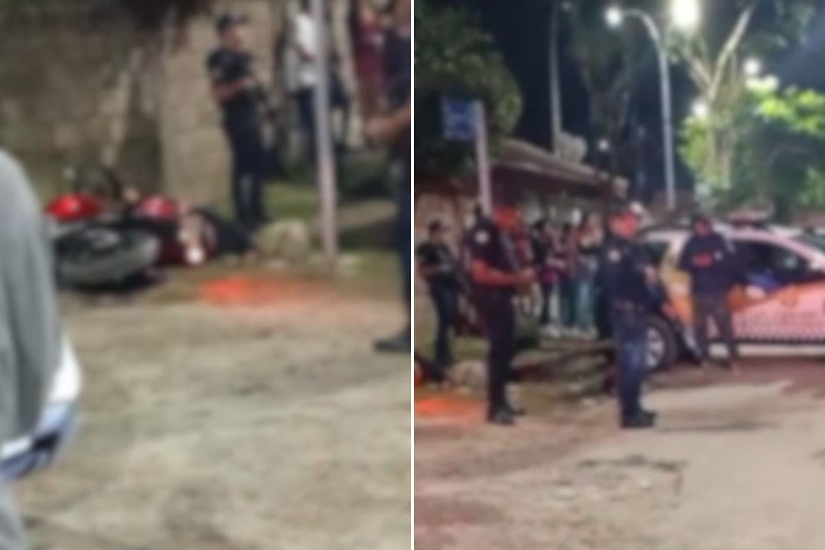 Adolescente morre baleado por guarda após atropelar agente com moto furtada no litoral de SP; VÍDEO
