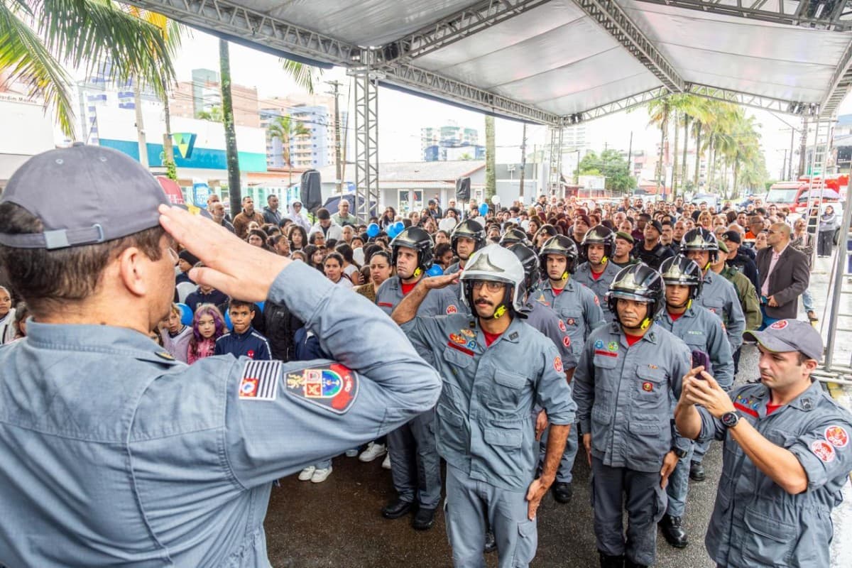Mongaguá ganha primeira estação do Corpo de Bombeiros com investimento de R$ 1,65 milhão