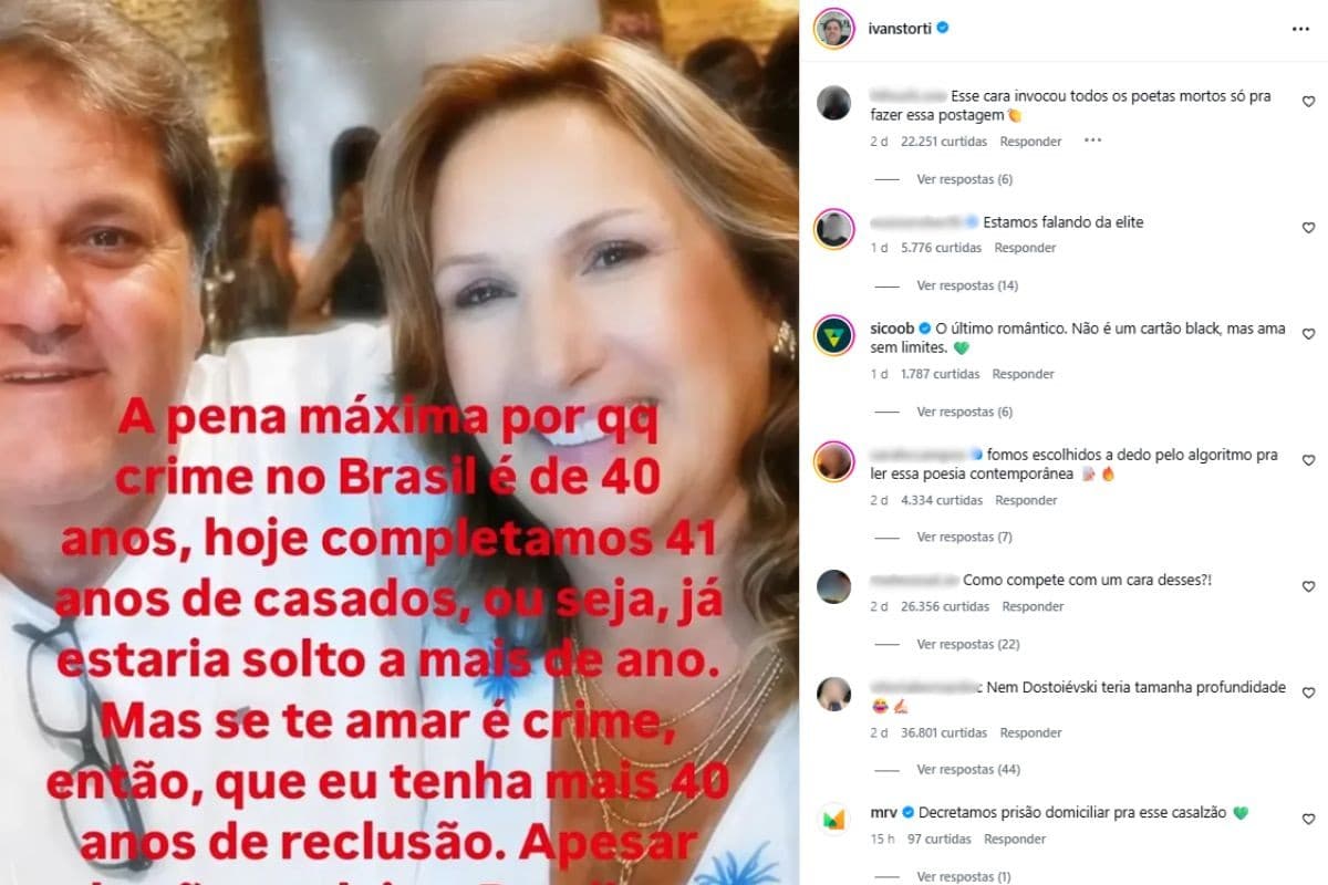 Fotógrafo faz inusitada declaração de amor ao comparar cadeia com casamento: 'Queria ter prisão perpétua'