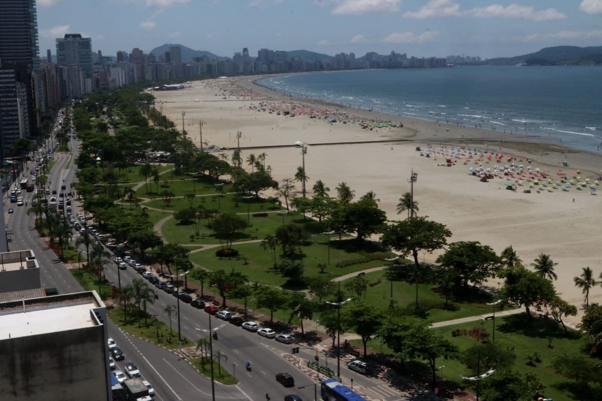 Corrida de rua e atrações de lazer alteram trânsito e rotas de ônibus na orla de Santos; veja as alternativas